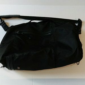 Lululemon Athletica large black duffle/gym bag